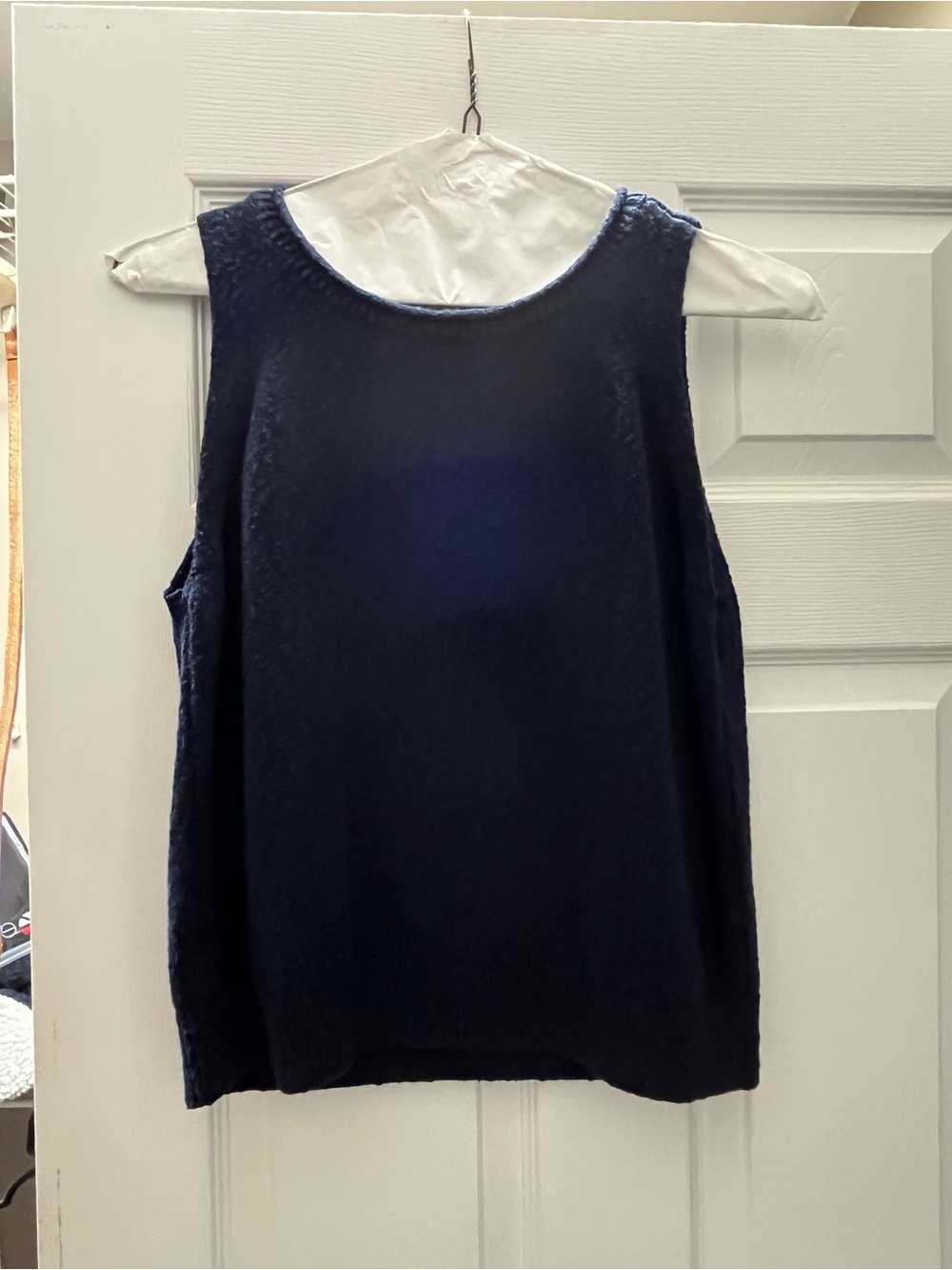 Sleeveless Navy Women’s Top